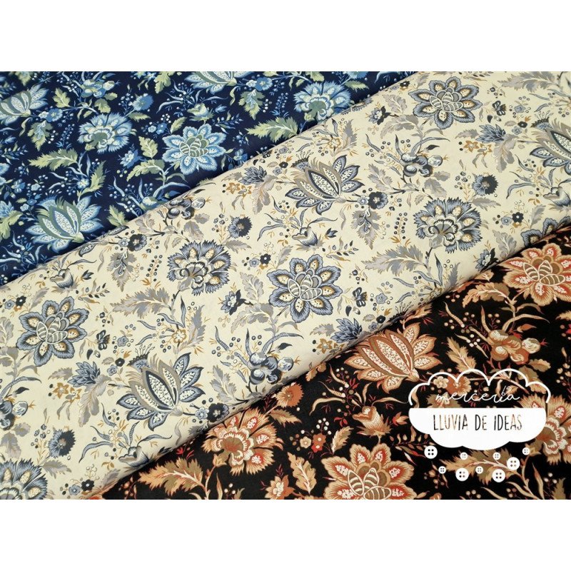 Algodón Flores Autumn