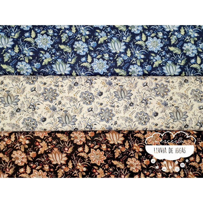 Algodón Flores Autumn