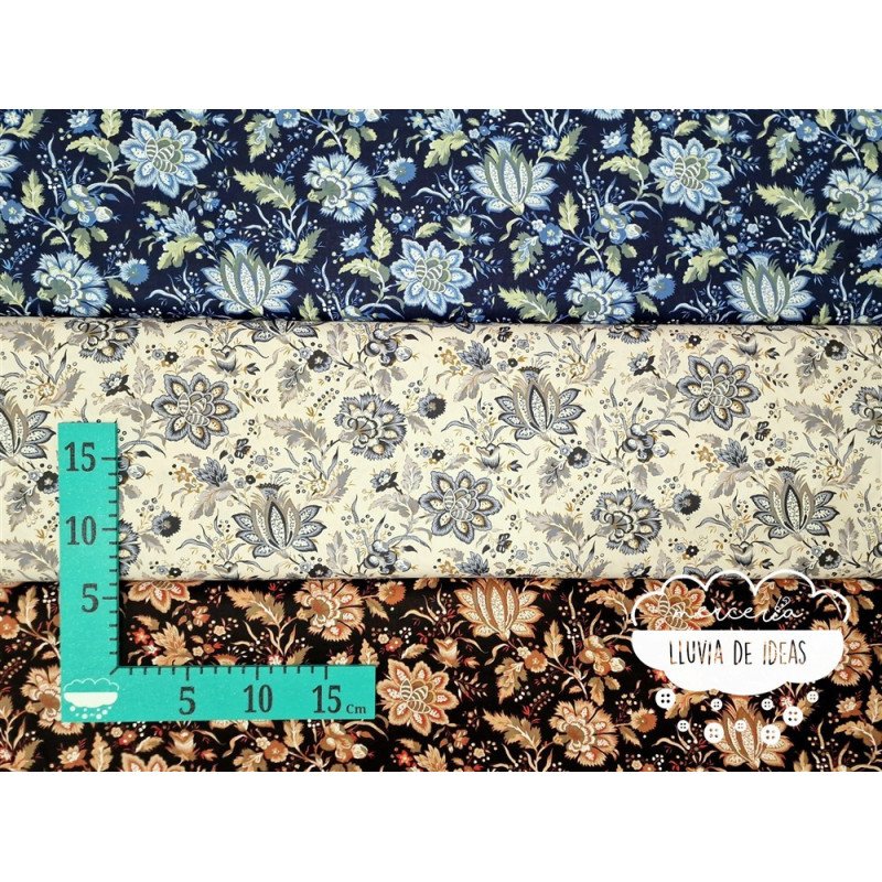 Algodón Flores Autumn