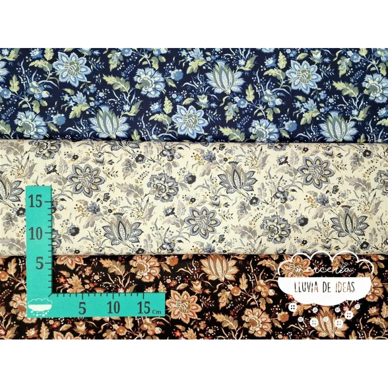 Algodón Flores Autumn