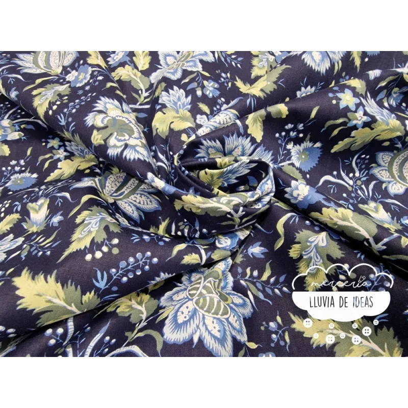 Algodón Flores Autumn