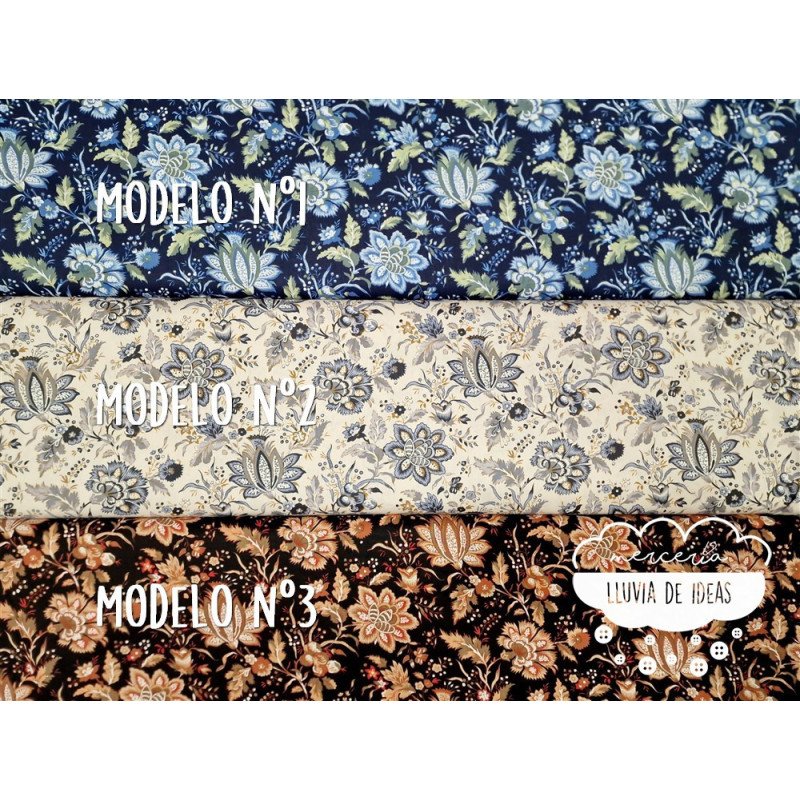 Algodón Flores Autumn