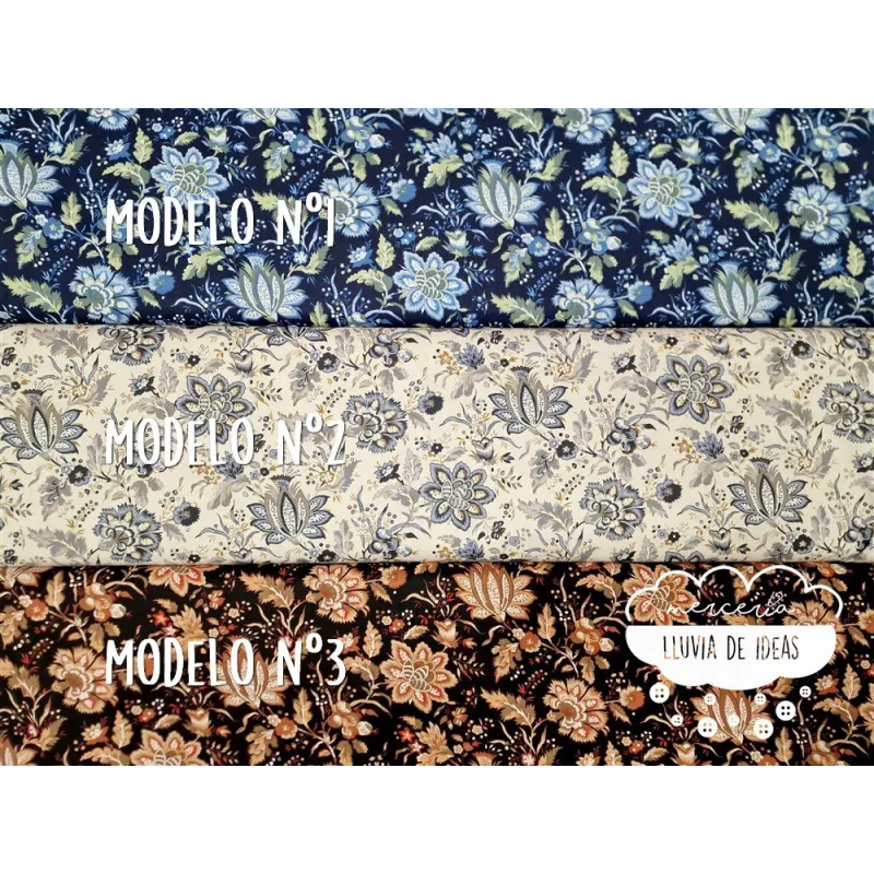 Algodón Flores Autumn