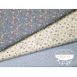 Algodón estampado Royalty azul