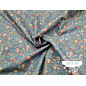 Algodón estampado Royalty azul