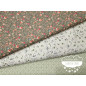 Algodón estampado Royalty verde