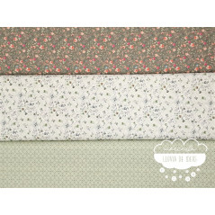 Algodón estampado Royalty verde