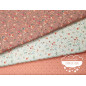 Algodón estampado Royalty coral