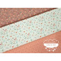 Algodón estampado Royalty coral