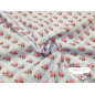 Algodón estampado Rosal