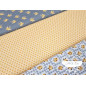 Algodón estampado Romantic amarillo