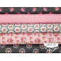 Algodón estampado Romantic rosa