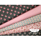 Algodón estampado Romantic rosa