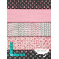 Algodón estampado Romantic rosa