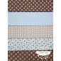 Algodón estampado Romantic azul