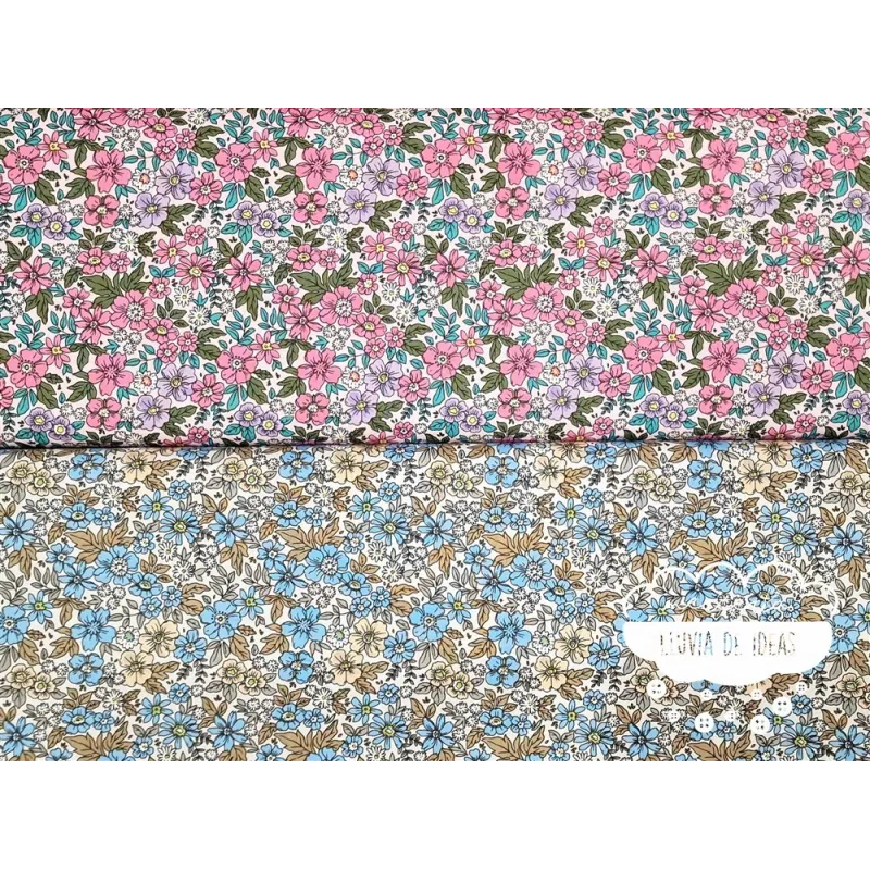 Algodón Flores tipo Liberty Spring 1