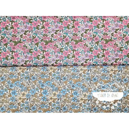 Algodón Flores tipo Liberty Spring 1