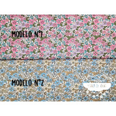 Algodón Flores tipo Liberty Spring 1