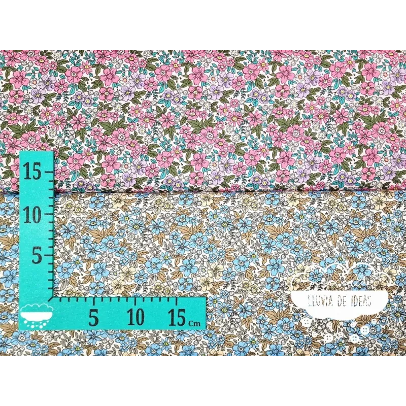 Algodón Flores tipo Liberty Spring 1
