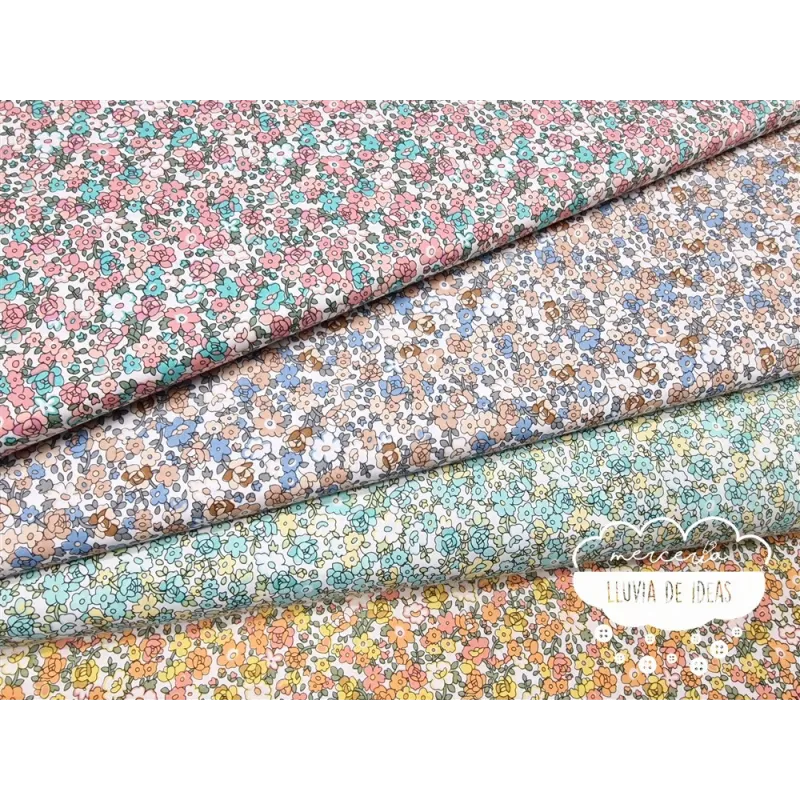 Algodón Flores tipo Liberty Spring 2