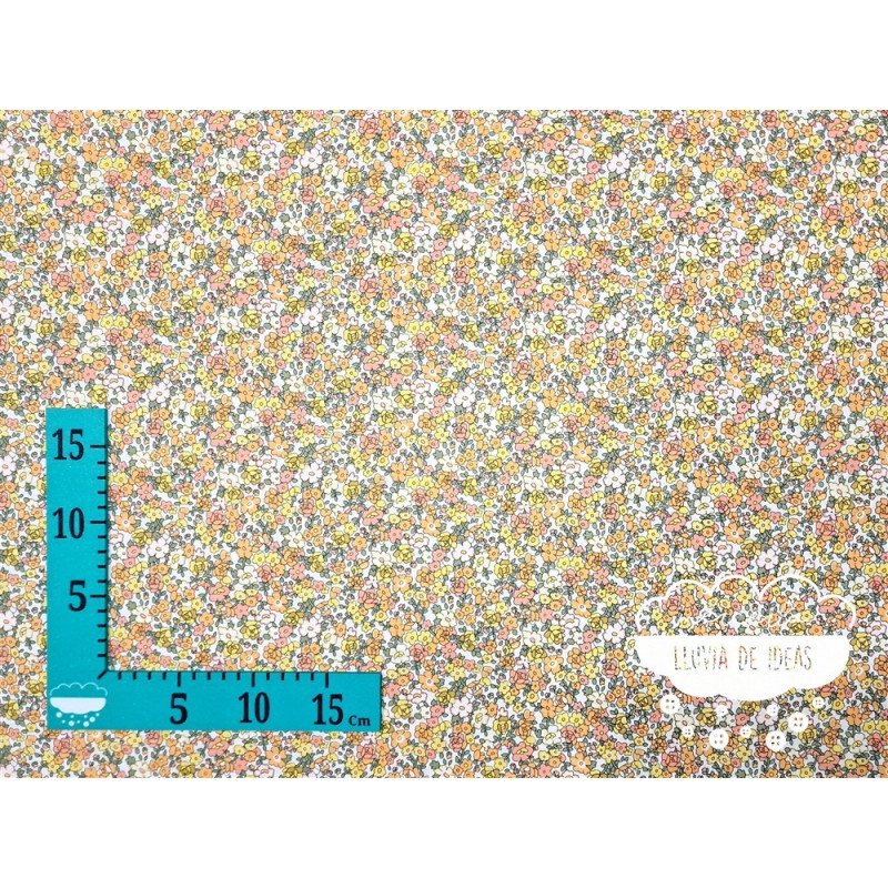 Algodón Flores tipo Liberty Spring 2
