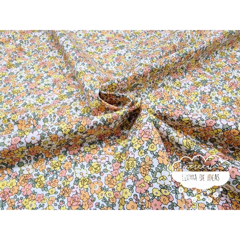 Algodón Flores tipo Liberty Spring 2