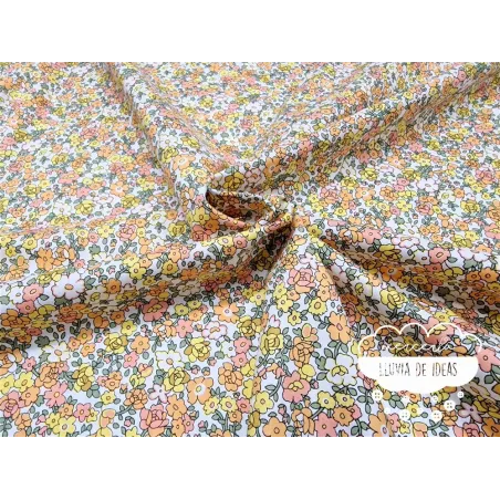 Algodón Flores tipo Liberty Spring 2
