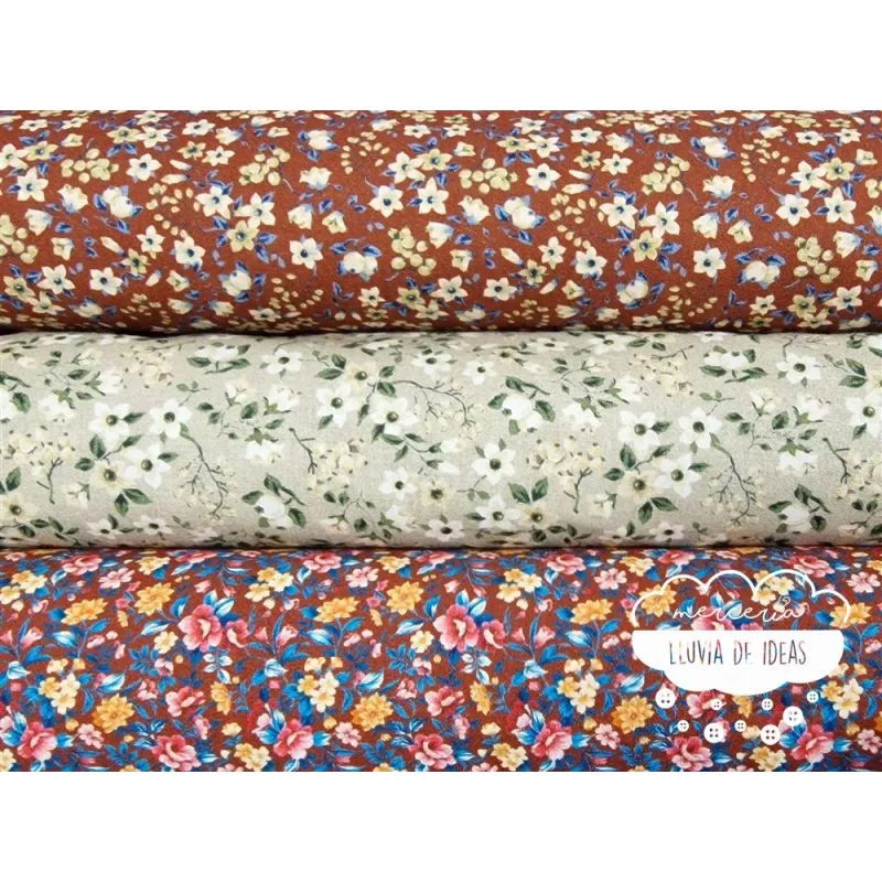 Algodón flores Country 3