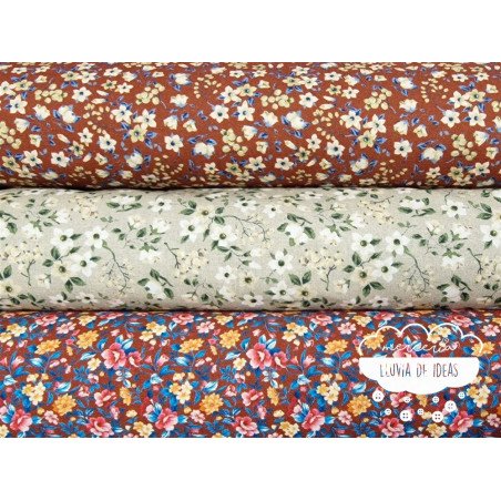 Algodón flores Country 3