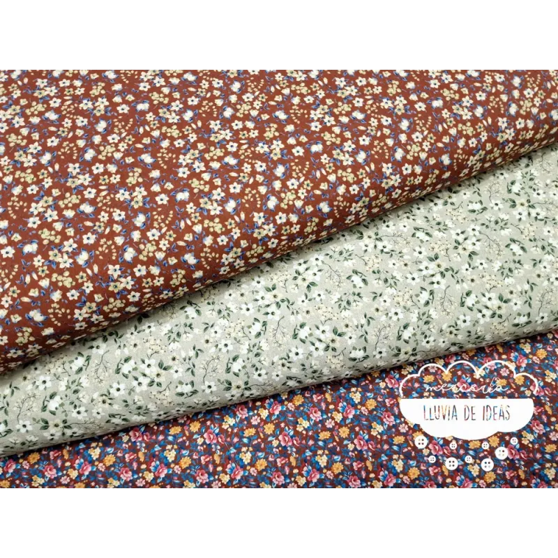 Algodón flores Country 3