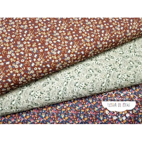 Algodón flores Country 3