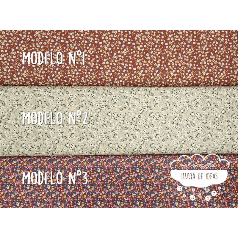 Algodón flores Country 3