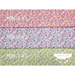 Algodón Flores tipo Liberty Spring 3