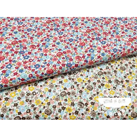 Algodón Flores tipo Liberty Spring 4