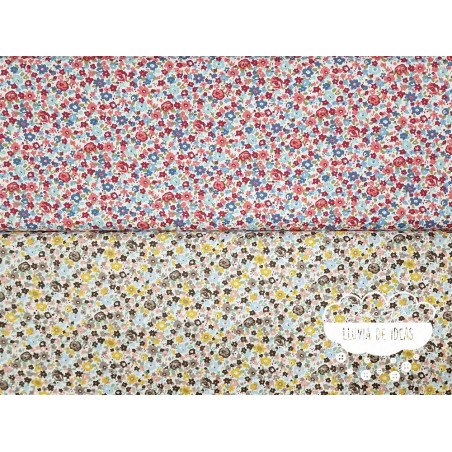 Algodón Flores tipo Liberty Spring 4