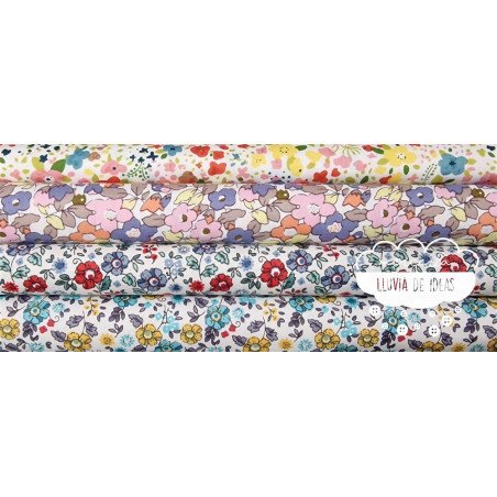 Algodón Flores tipo Liberty Spring 5