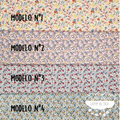 Algodón Flores tipo Liberty Spring 5
