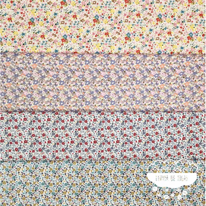 Algodón Flores tipo Liberty Spring 5