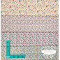 Algodón Flores tipo Liberty Spring 5