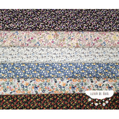 Algodón Flores tipo Liberty Spring 6