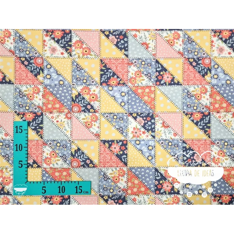 Algodón estampado Patchwork