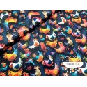 Algodón 3D Gallinas