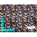 Algodón 3D Gallinas