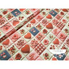 Algodón 3D Patchwork acolchado