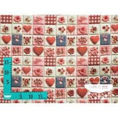 Algodón 3D Patchwork acolchado