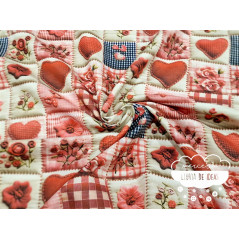 Algodón 3D Patchwork acolchado