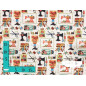Algodón estampado Costura Algodón estampado Costura