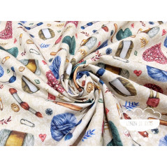 Algodón estampado Tricot