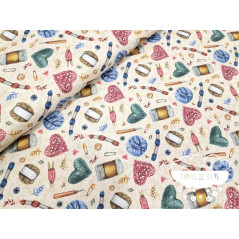 Algodón estampado Tricot