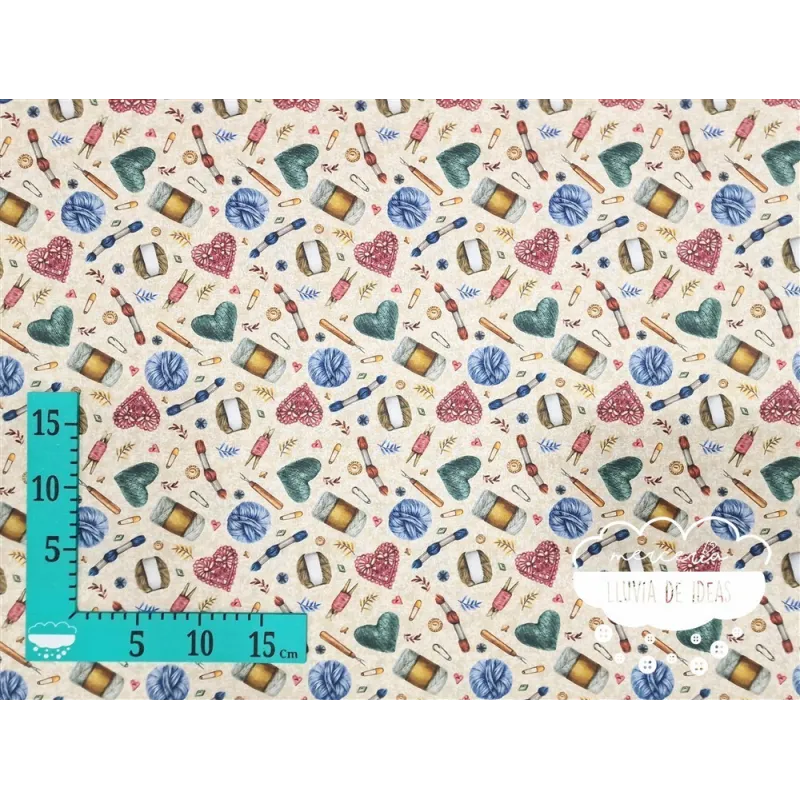 Algodón estampado Tricot